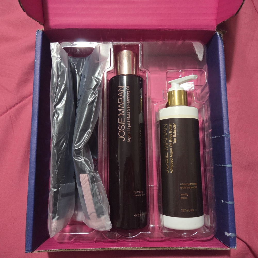 Josie Maran Self Tanning Kit Skincare Duo